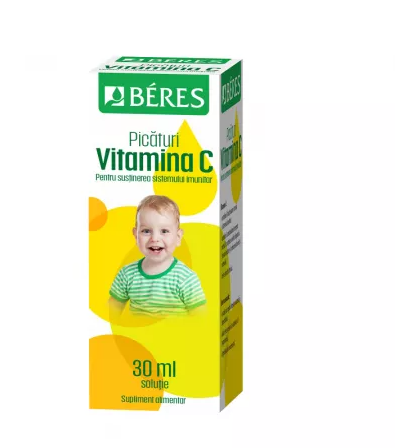BERES PHARMACEUTICALS CO Beres picaturi vitamina c x 30 ml