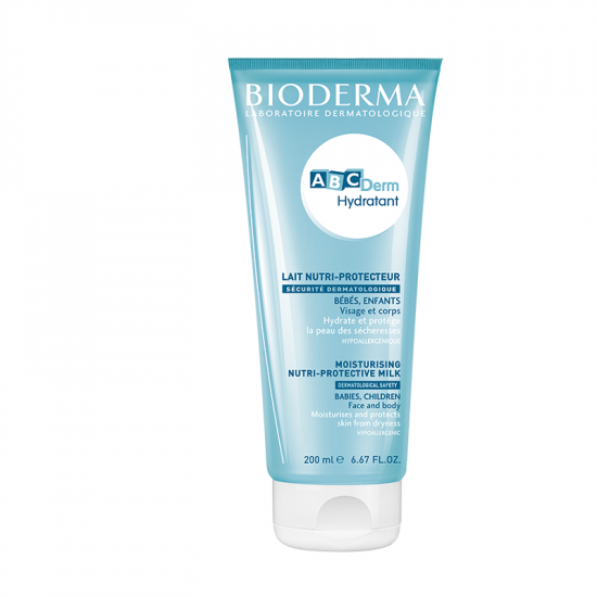 Lapte hidratant ABCDerm, 200 ml, Bioderma