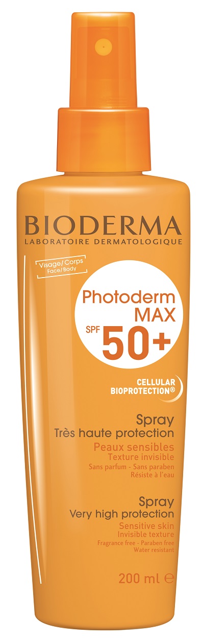 Spray protecție solară Photoderm Max SPF 50+, 200 ml, Bioderma