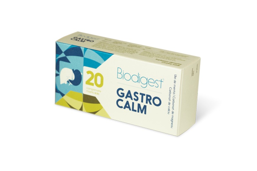Biodigest Gastro Calm, 20 comprimate masticabile