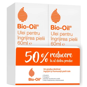 Pachet Ulei pentru ingrijirea pielii Bio Oil, 60 ml + 50% reducere la al doilea produs,  A&D PHARMA