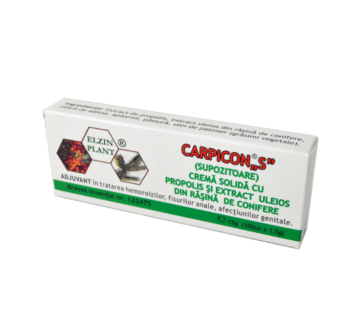 Carpicon  s  supozitoare  x 15 gr elzin
