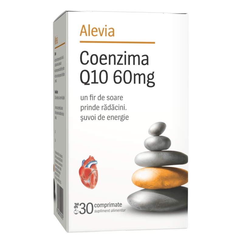 Coenzima Q10 60 mg, 30 comprimate, Alevia