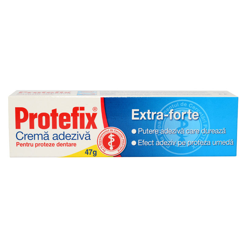 Crema adeziva pentru proteze PROTEFIX Extra-forte, 40 ml