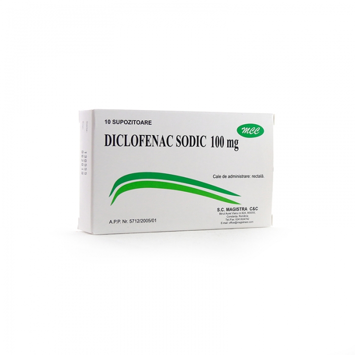 DICLOFENAC SODIC 100 mg x 10