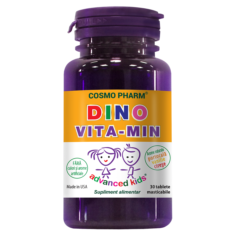 Dino Vita-min, 30 tablete masticabile, Cosmopharm