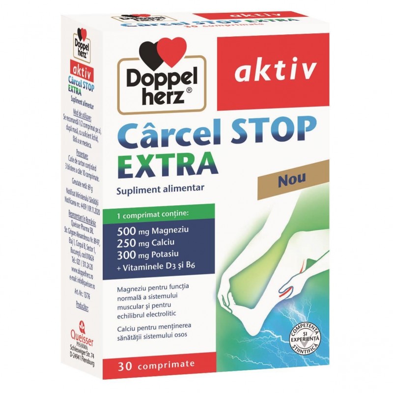 Carcel Stop Extra, 30 comprimate, Doppelherz Aktiv