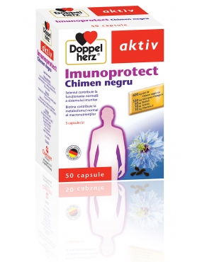 Imunoprotect cu chimen negru Doppelherz Aktiv, 50 capsule, Queisser Pharma