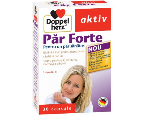 Păr Forte, pentru un păr sănătos, 30 capsule, Doppelherz Aktiv