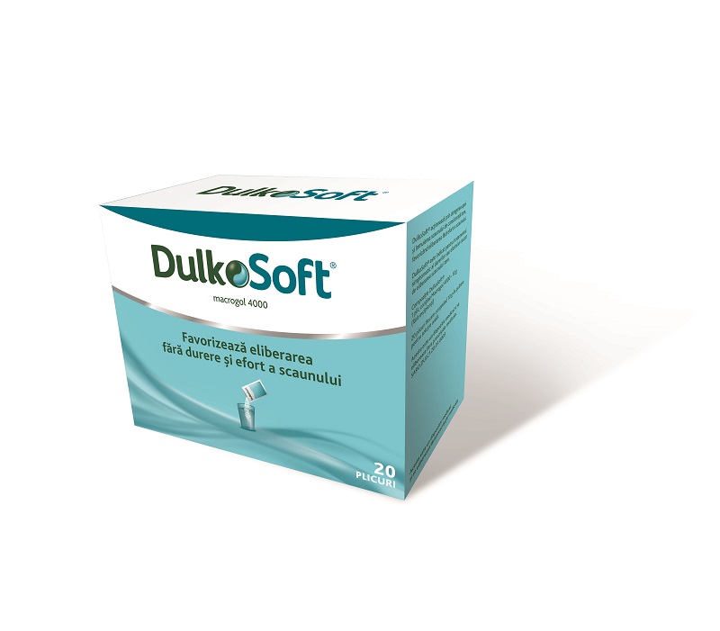 DulkoSoft, pulbere pentru soluție orală, 10g x 20 plicuri