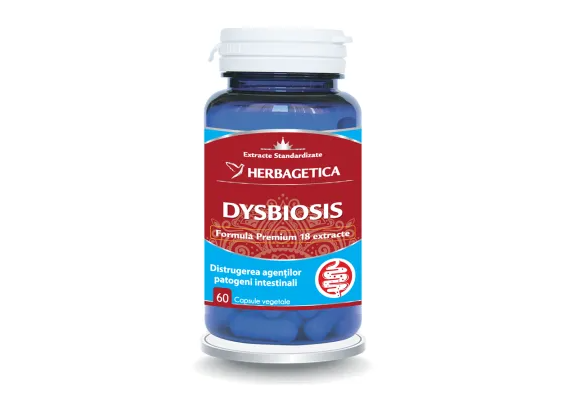 HERBAGETICA Dysbiosis x60 cps herbagetica