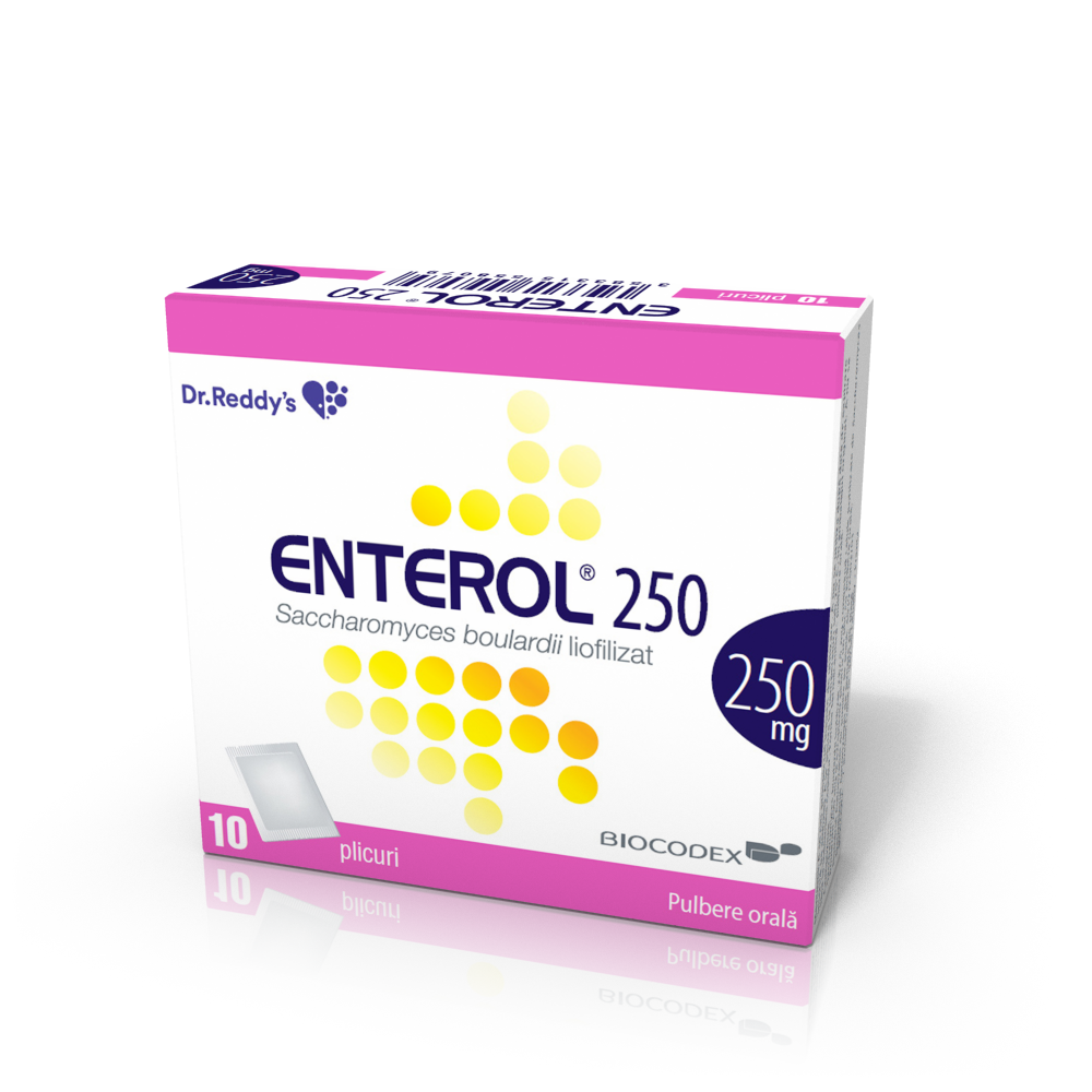 Enterol 250 mg, 10 plicuri, Dr. Reddy's Laboratories