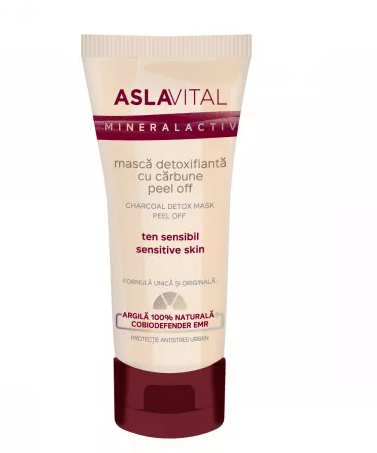 GEROVITAL Farmec masca detoxifianta cu carbune 100ml