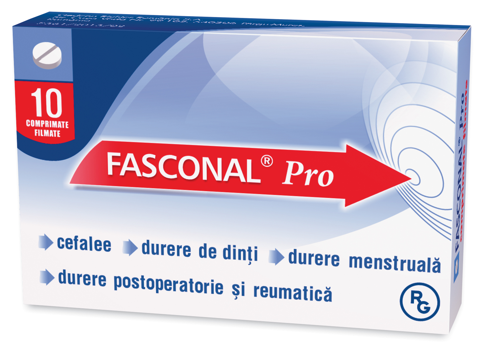 Fasconal Pro, 10 comprimate, Gedeon Richter Romania