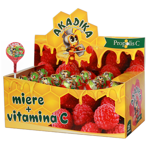 Acadele cu propolis, miere și vitamina C Akadika, 15 bucăți, Fiterman