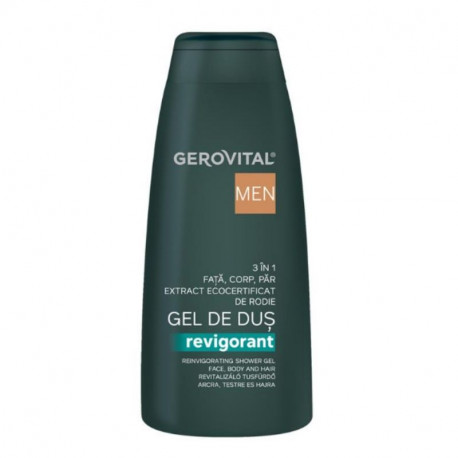 GEROVITAL Gerovital men gel de dus revigorant 400ml 4530