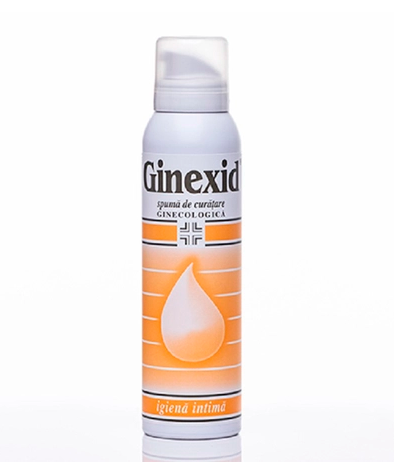 Ginexid spuma curatare vaginala 150ml
