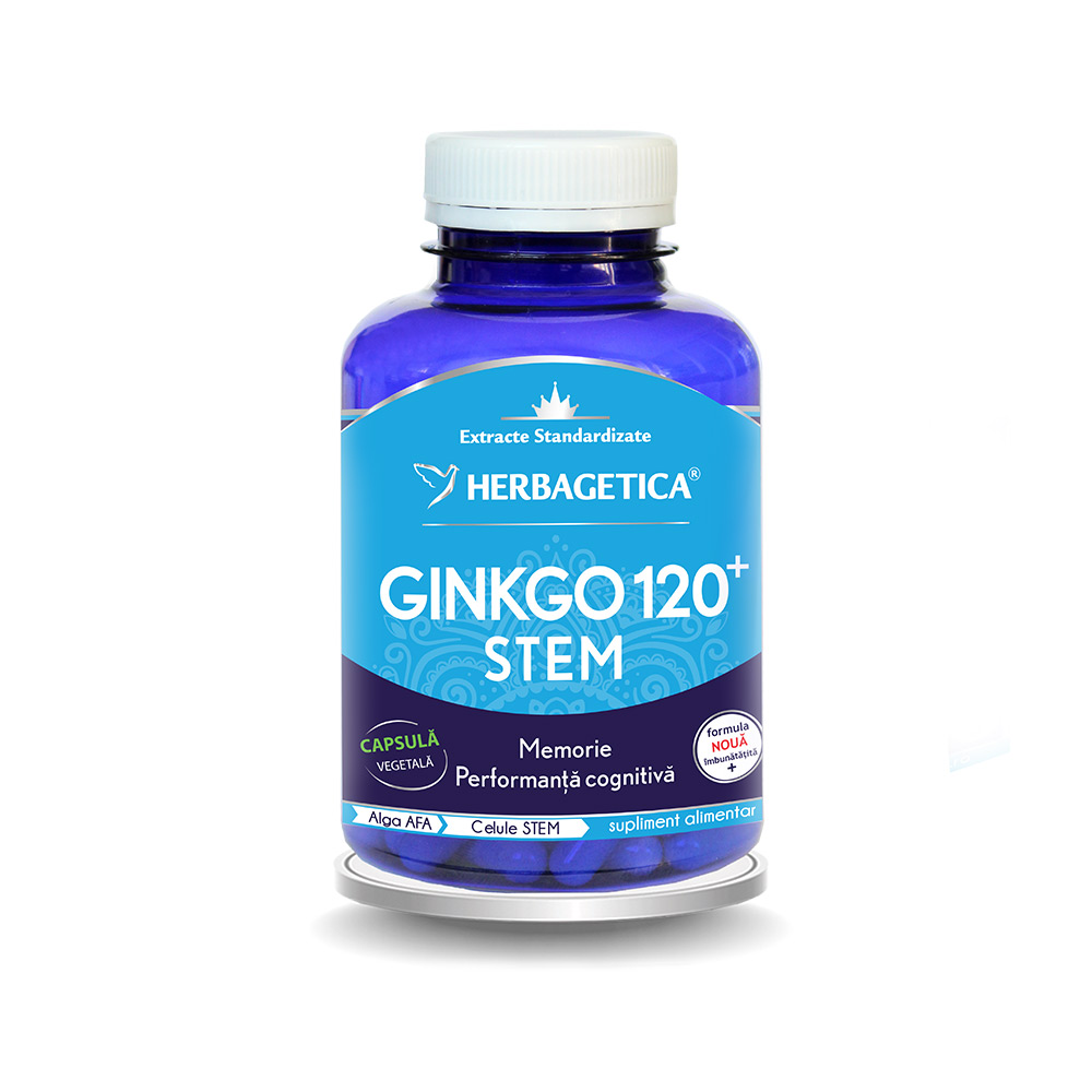 Ginkgo 120 Stem, 60 capsule, Herbagetica