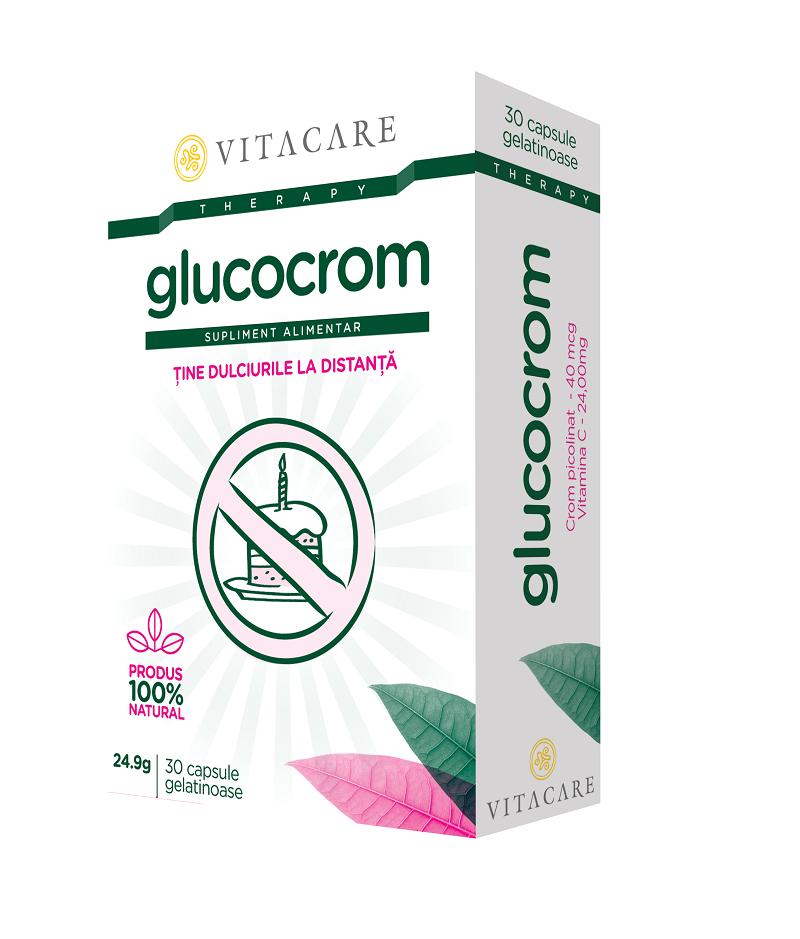 Glucocrom, 30 capsule