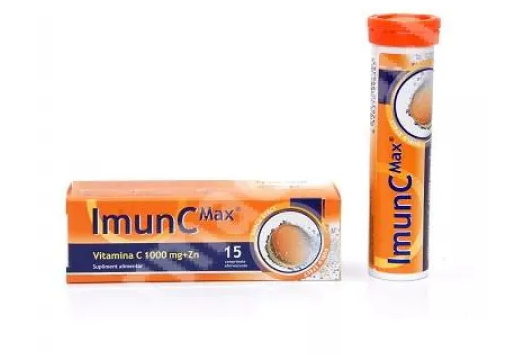 Imunc max  (vit c 1000mg + zn), 15 comprimate efervescente, maspex