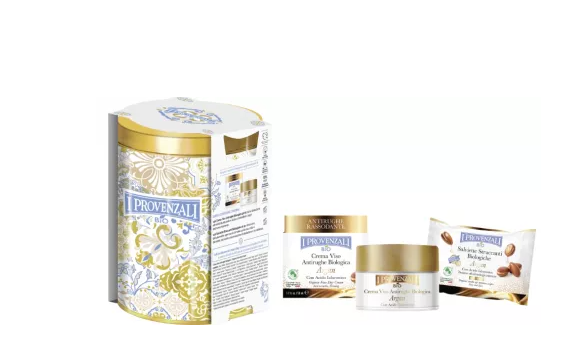 IPROVENZALI Iprovenzali crema de zi bio argan & servetele 1737 cutie cadou