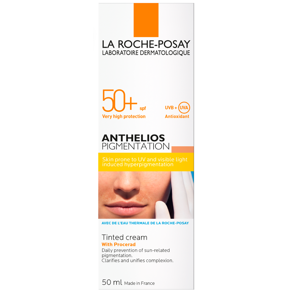 LA ROCHE-POSAY Anthelios Cremă colorată anti-pete pigmentare SPF 50+, 50ml