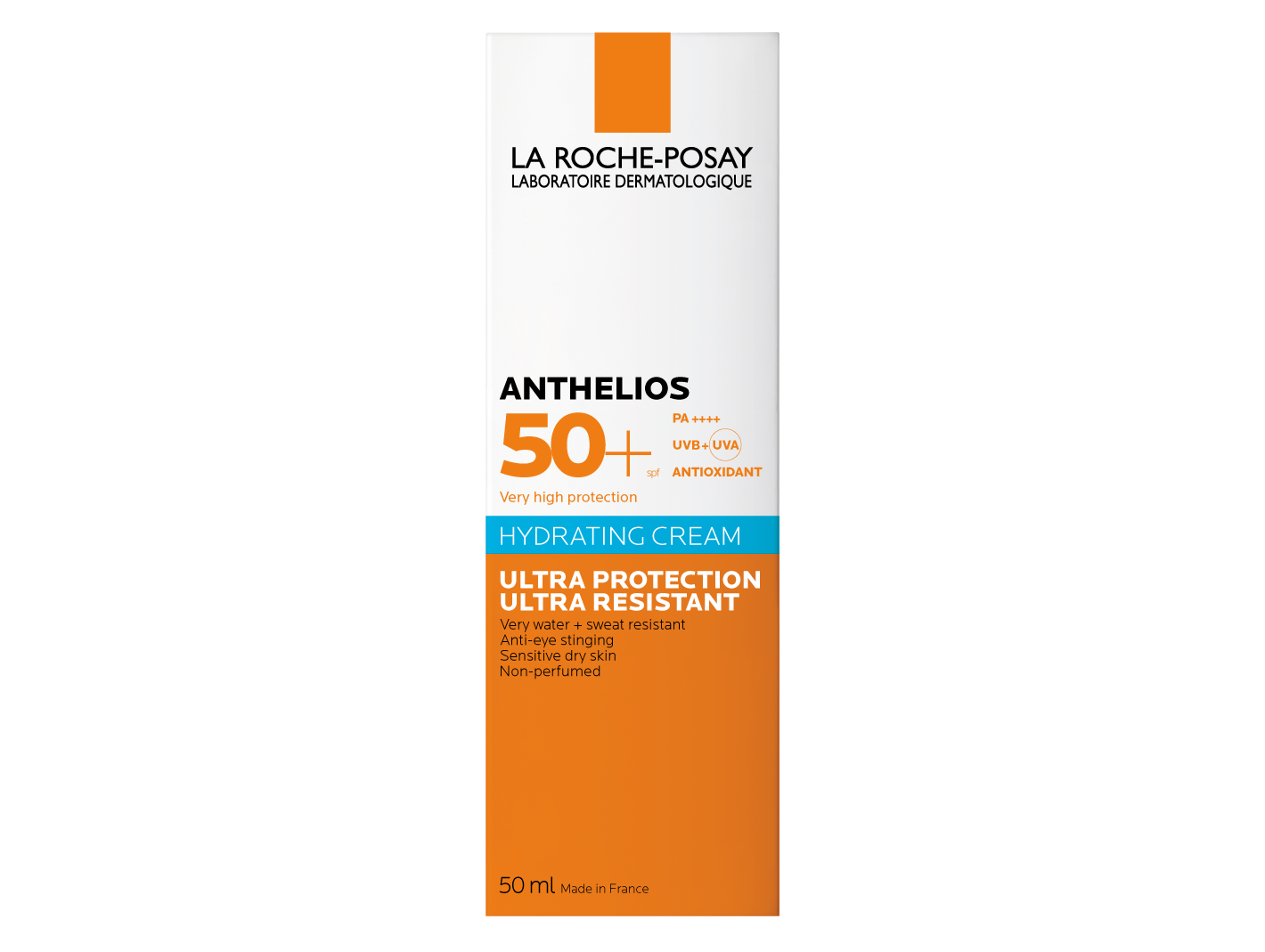 LA ROCHE-POSAY ANTHELIOS Ultra Sensitive cremă potrivită pentru zona ochilor fără parfum. Anti-usturime. SPF 50+