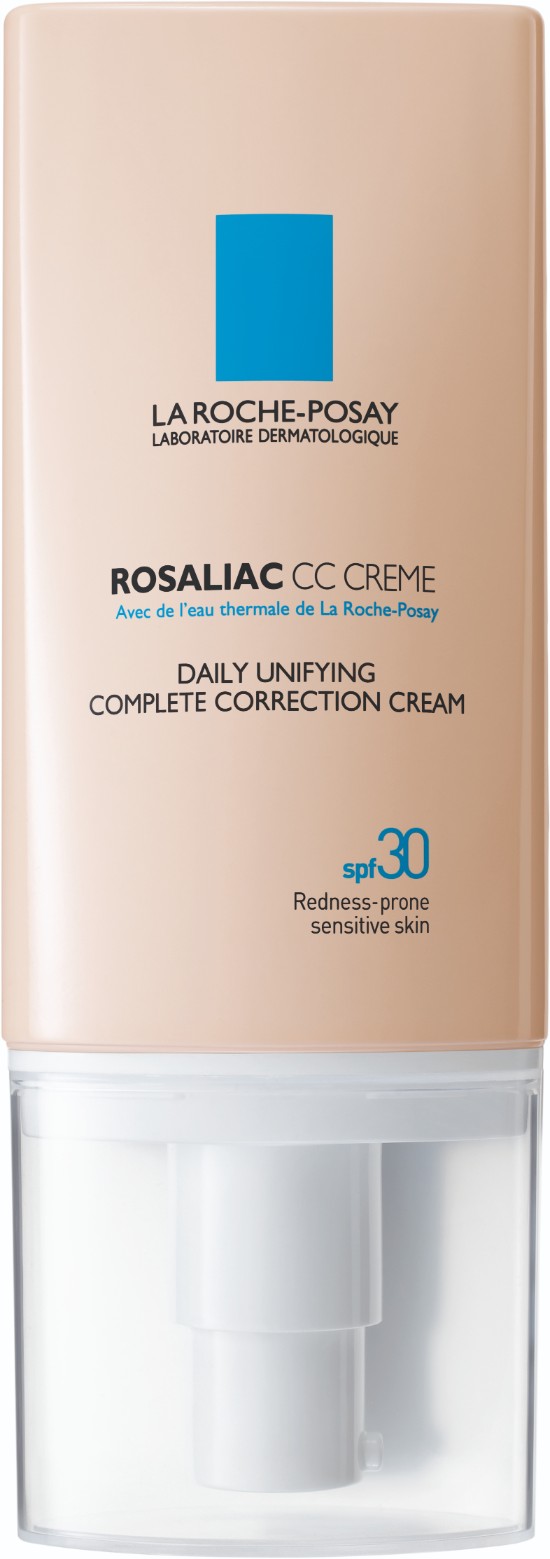 La Roche-Posay Rosaliac CC Cremă zilnică de îngrijire și uniformizare a tenului pentru pielea cu roșeață, 50ml