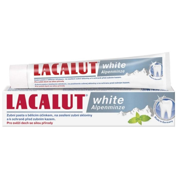 Lacalut White Alpenminze Pasta de dinti, 75 ml, Zdrovit