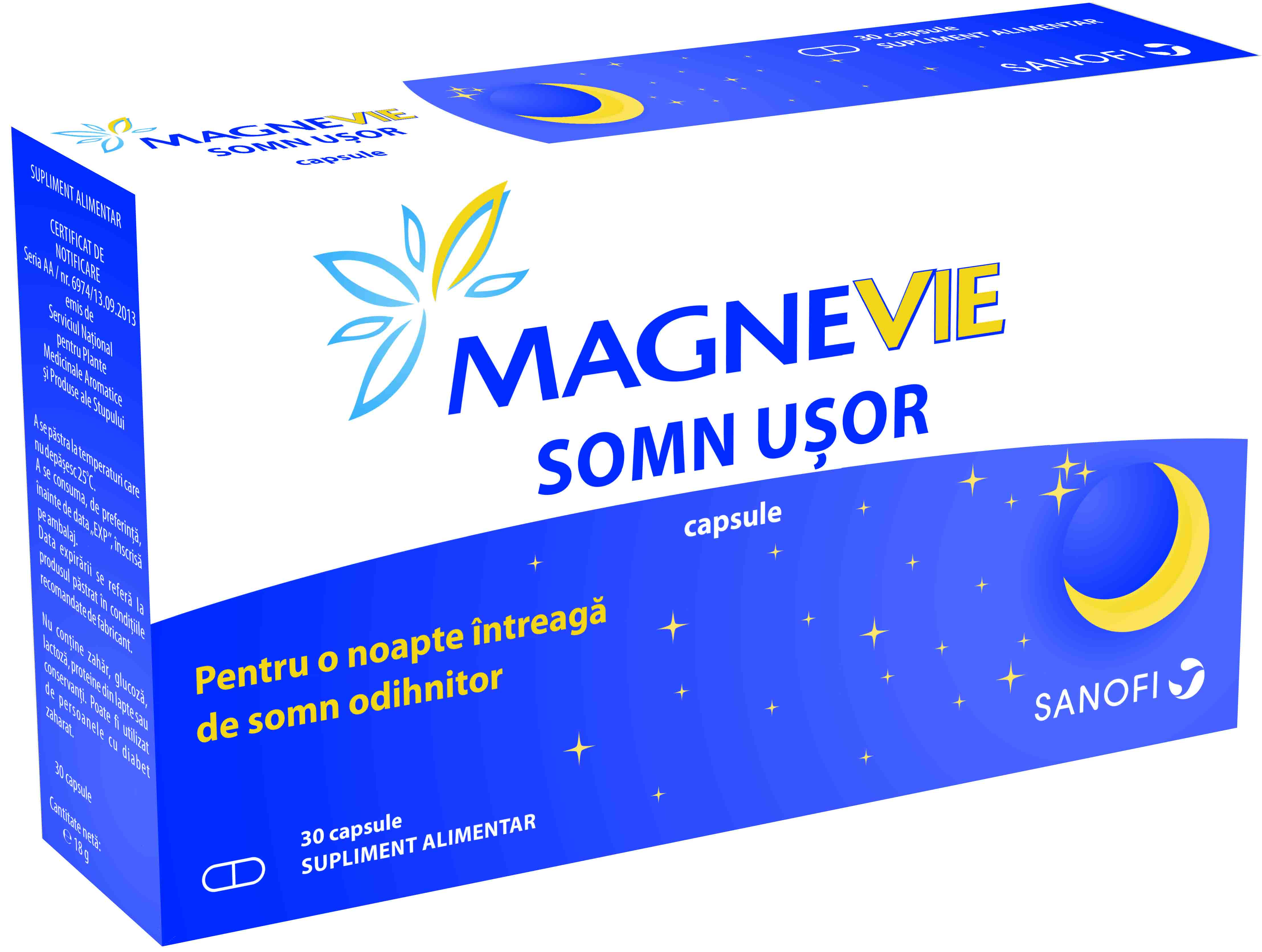 MagneVie Somn Usor, 30 capsule