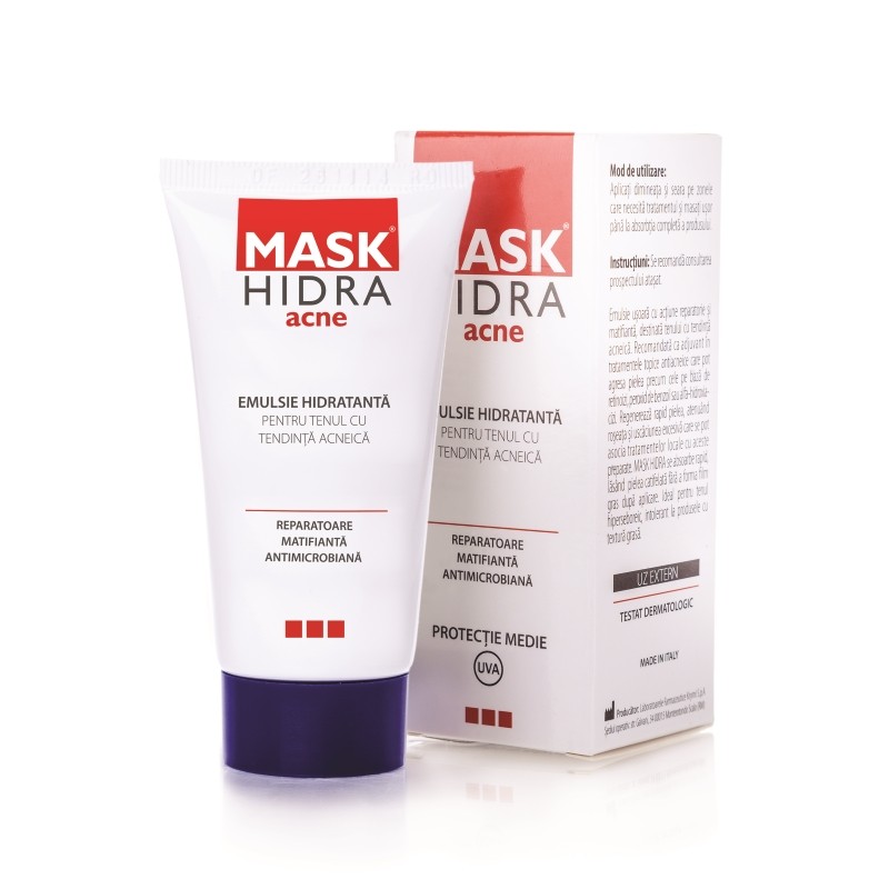MASK® HIDRA emulsie hidratantă pentru tenul gras, sensibil 50 ml