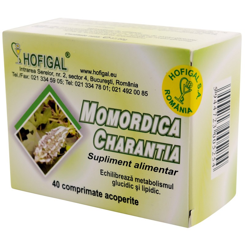 Momordica Charantia, 40 comprimate
