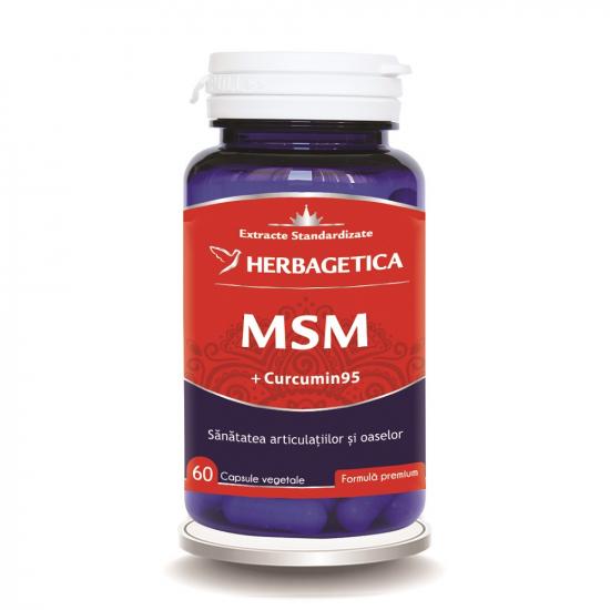 MSM + Curcumin95, 60 capsule, Herbagetica
