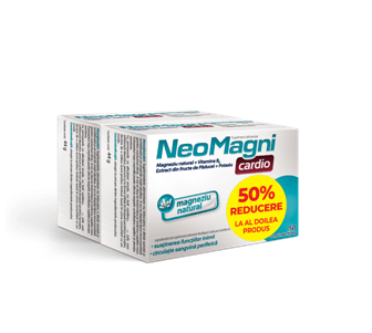 NeoMagni Cardio, 50 comprimate. 1+1 (50% din al doilea produs), Aflofarm