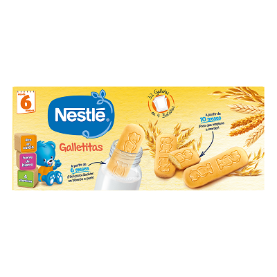 Biscuiți Nestlé Primul biscuit al sugarului, 180g, de la 6 luni