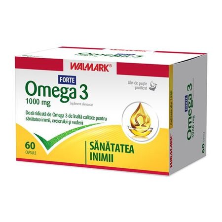 Omega 3 Forte 1000 mg, 60 capsule, Walmark