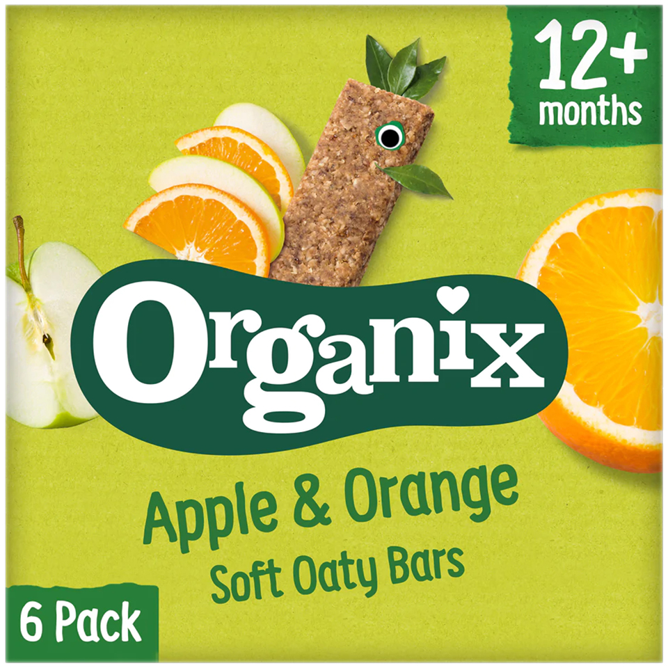 ORGANIX BATOANE ECOLOGICE BIO DIN OVAZ INTEGRAL CU MERE SI PORTOCALE 6-30 GR 12+