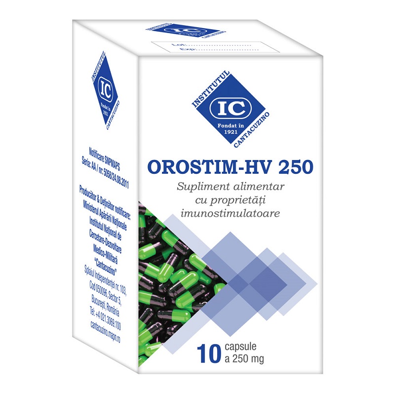OROSTIM HV x 250MG, 10 CPR, INSTITUTUL CANTACUZINO