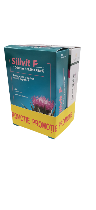 Pachet Silivit F, 30 comprimate + Lemn Dulce, 30 comprimate, Vitacare