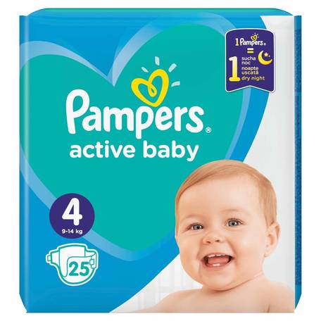 PAMPERS 4 ACT BABY 9-14 KG  25 BUC 81725922