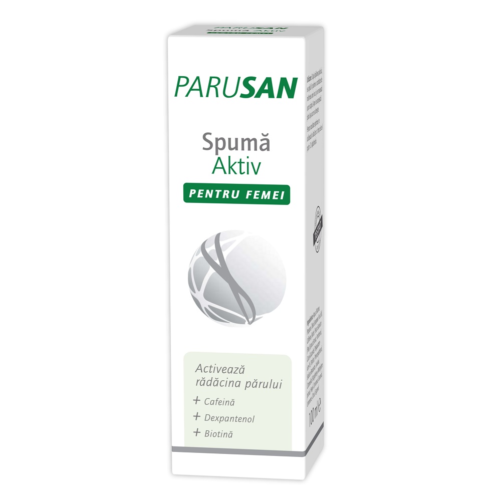 PARUSAN® spumă AKTIV pentru femei, 100 ml, Zdrovit