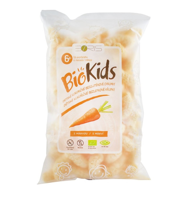 PUFULETI CU MORCOVI, 55 GR, BIOKIDS PRONAT