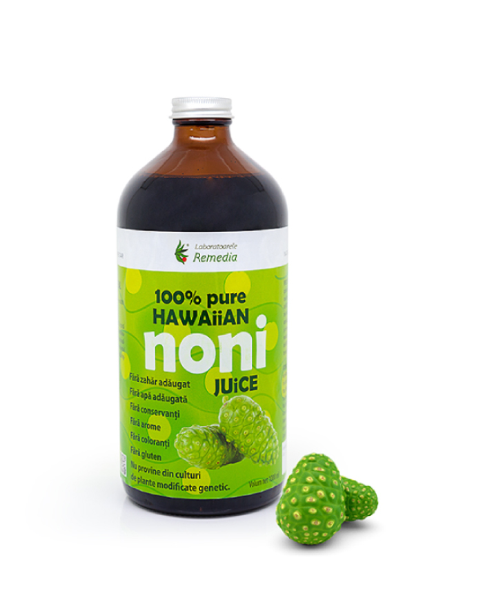 Pure Hawaiian Noni Juice, 1000 ml, Remedia
