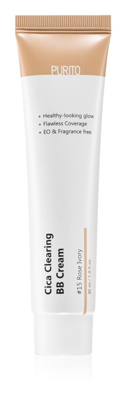 PURITO CICA CLEARING BB CREAM 15 ROSE IVORY 30ML