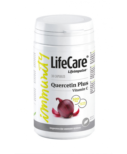 Quercetin Plus Vitamin C, 500 mg, 30 comprimate, Life Care®