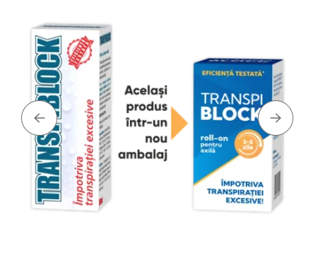 ZDROVIT Roll on  pentru corp transpiblock, 50 ml, zdrovit