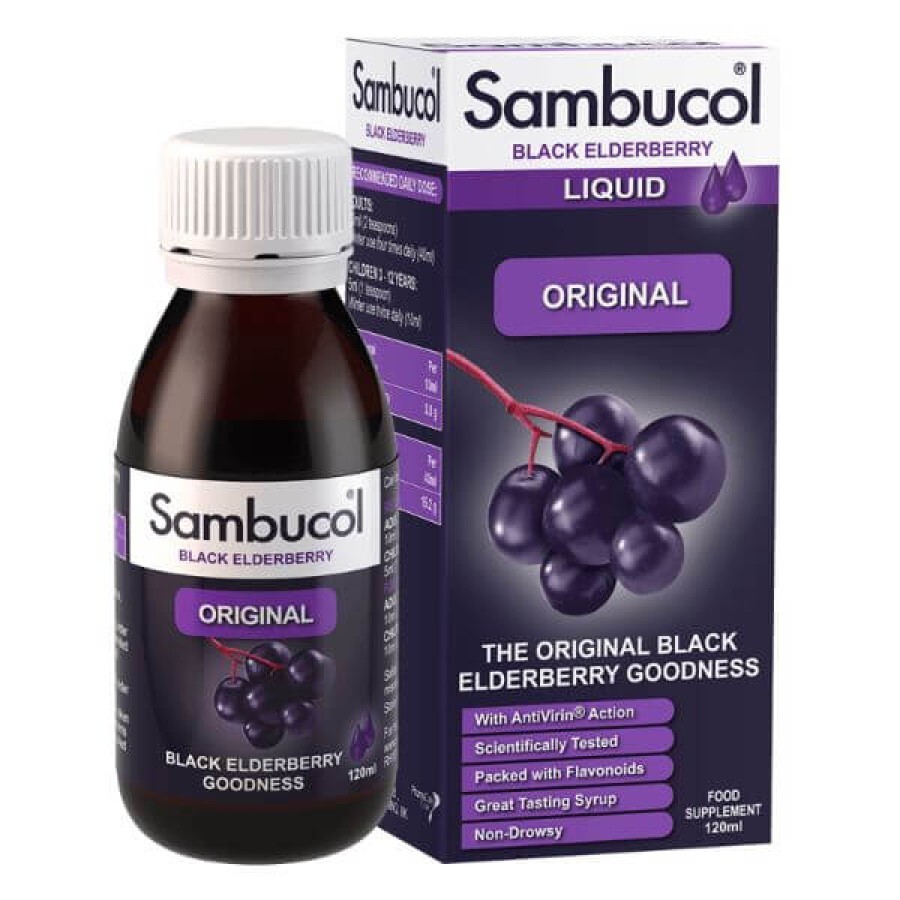 SAMBUCOL ORIGINAL SIROP 120 ML