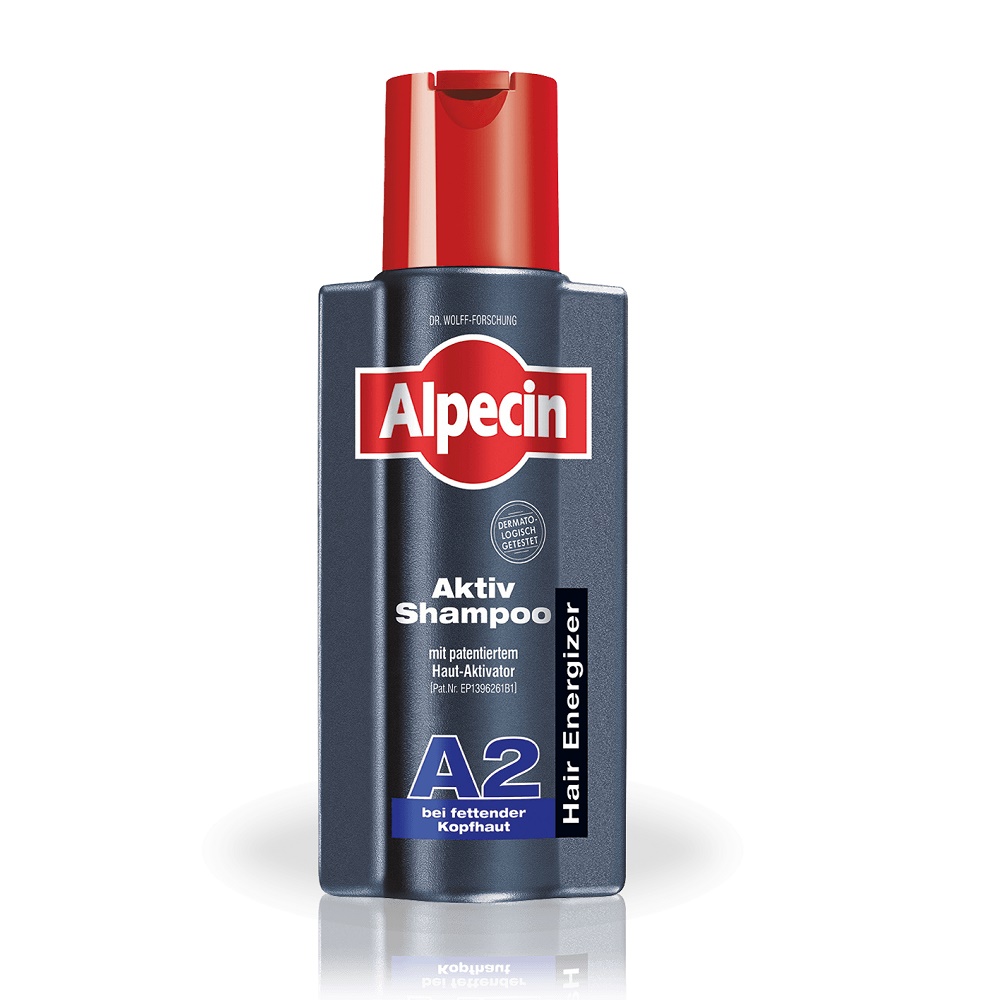 Sampon pentru scalp gras Alpecin Active A2, 250 ml