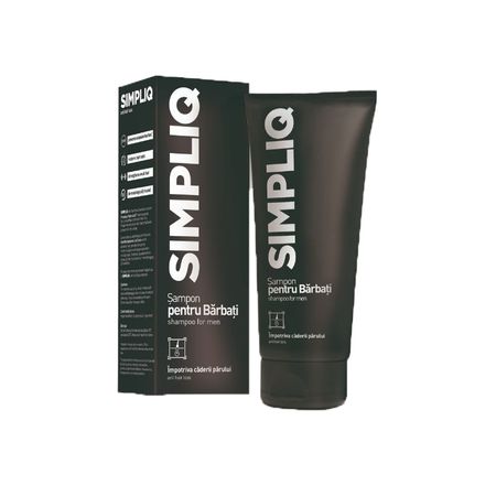 Şampon împotriva căderii părului pentru bărbați, Simpliq, 150ml, Aflofarm