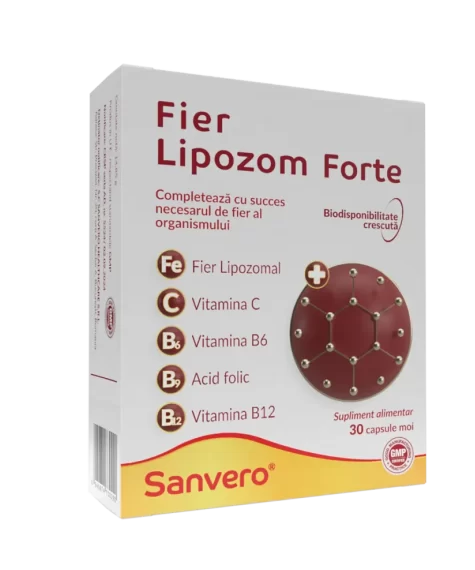 SANVERO Sanvero fier lipozom forte 30cps